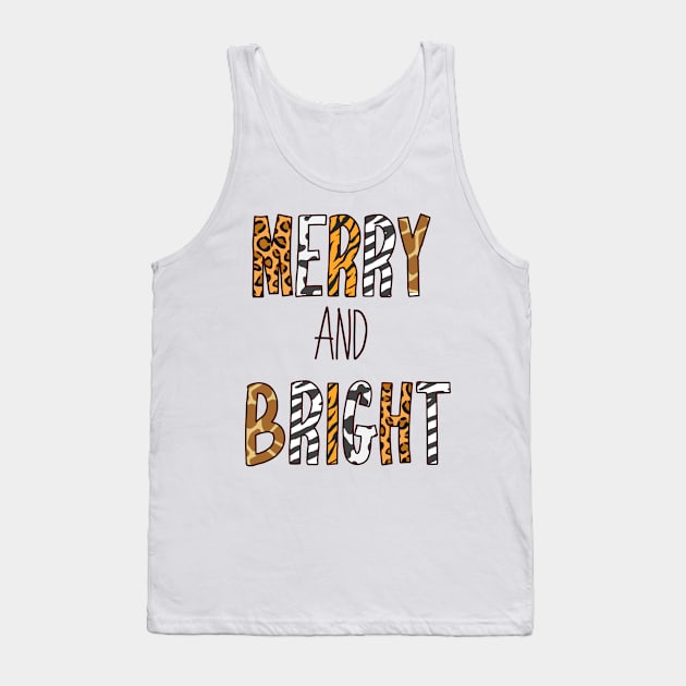 Merry And Bright. Tank Top by Satic